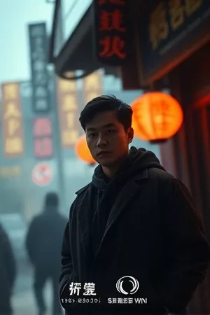 《旧胶片里的夏天》竖版剧照，天台上的老式放映机